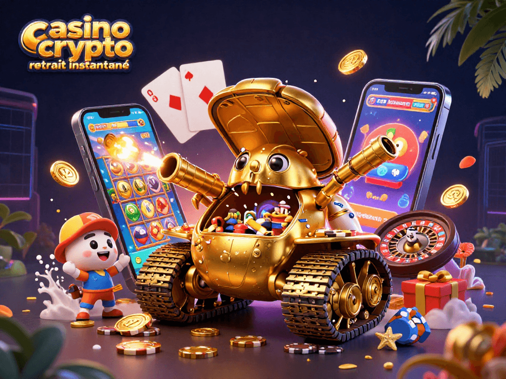 Gagnez instantanément avec le casino crypto retrait instantané et sa variété de jeux captivants.