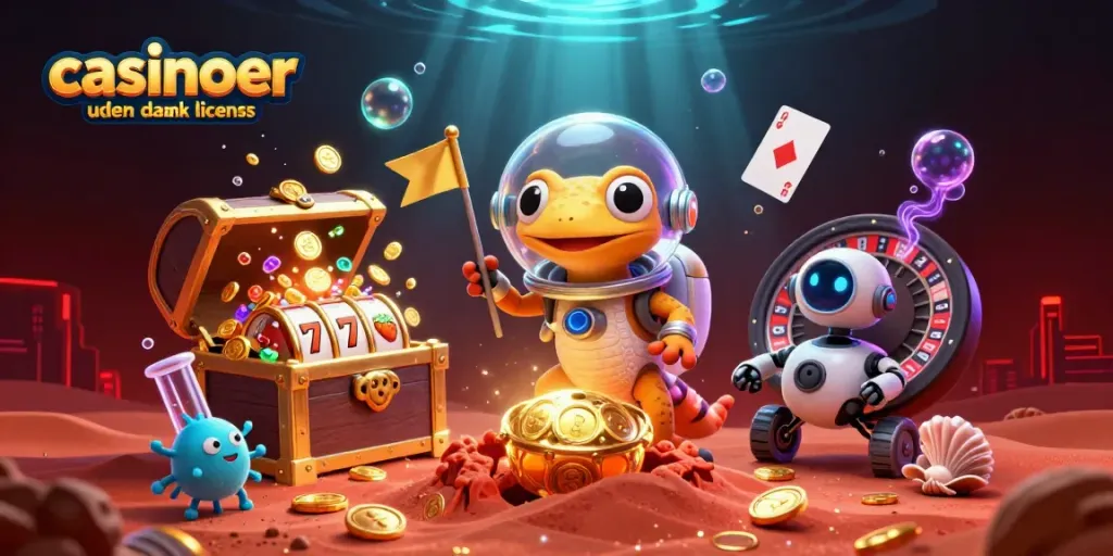 Experience the thrill at casinoer uden dansk licens while a Martian gecko discovers a hidden treasure.