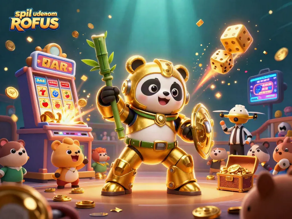 Engage with immersive gameplay and explore spil uden om ROFUS in a vibrant casino scene.
