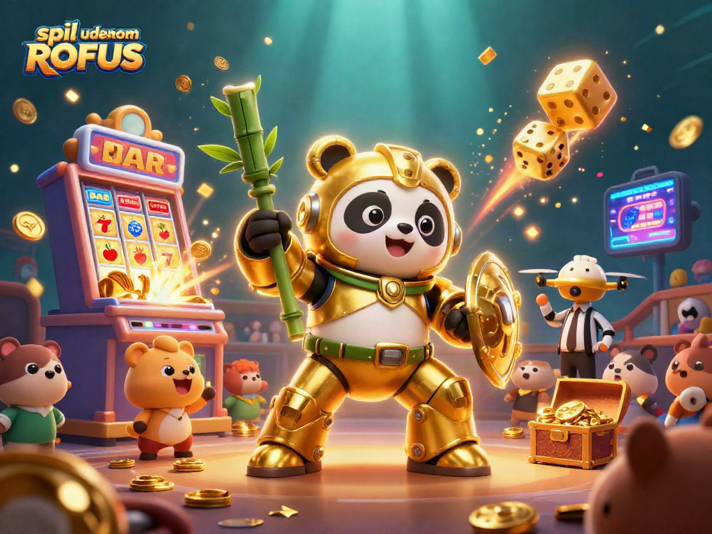 Engage with immersive gameplay and explore spil uden om ROFUS in a vibrant casino scene.