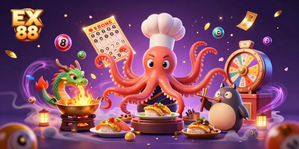 Experience the thrill of gaming excitement with EX 88, featuring vibrant animations and dynamic characters.