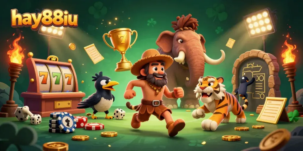 Experience gaming adventures at hay88iu’s prehistoric casino with thrilling slot machines.