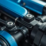 Inspect the advanced 123ignition system for a high-performance vehicle, highlighting its sleek design and functionality.