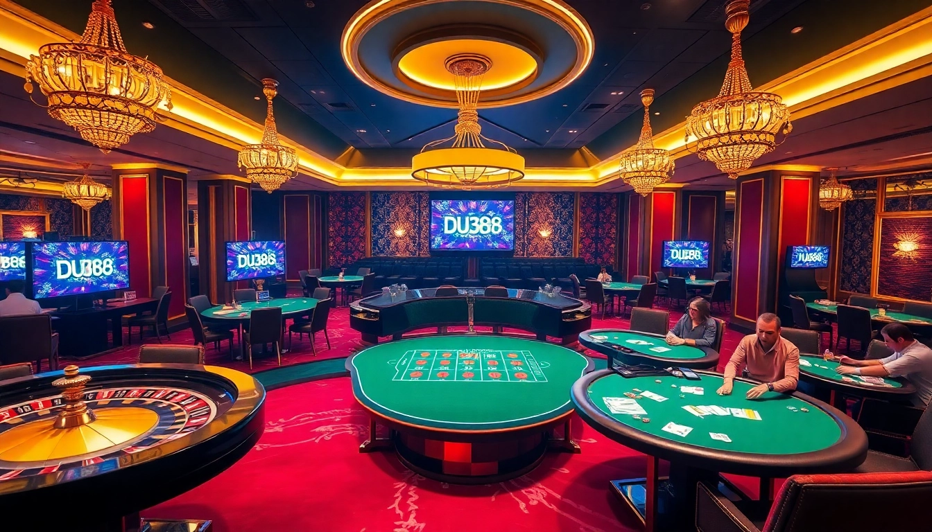Experience high-stakes betting at DU388 with vibrant casino tables and exciting gameplay.