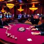 Players experiencing high-stakes excitement at the 888b casino table.