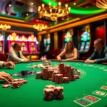 Experience the thrill of winning at s8 org with a luxurious casino atmosphere featuring vibrant slot machines.