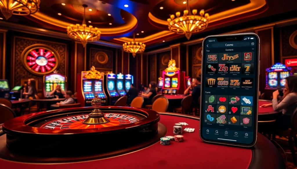 Experience the excitement at a casino en ligne fiable with lively tables, chips, and vibrant slot machines.