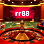 Experience the thrill of online gambling with the rr88 link interface showcasing vibrant casino elements.