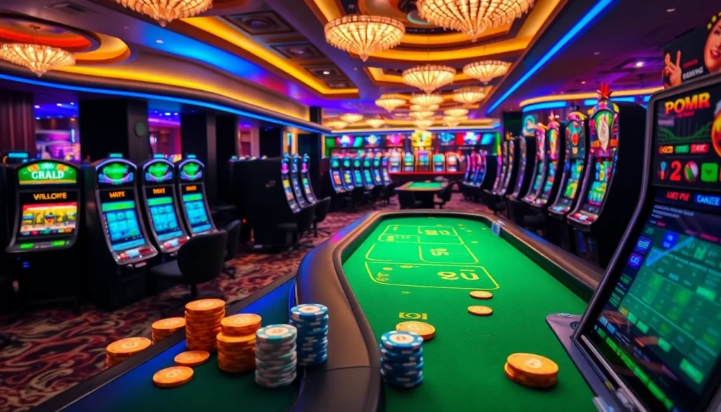 Visuel du meilleur casino crypto 2026 avec des jeux modernes et des symboles de devises numériques.