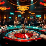Players engaging with a roulette table while analyzing tỷ lệ kèo nhà cái for the best betting strategies.