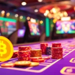 Jouer à casino crypto en ligne avec une ambiance dynamique et des éléments de jeu numérique.