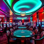 Gamer enjoying the exhilarating experience of casino en ligne francais with vibrant gaming options.