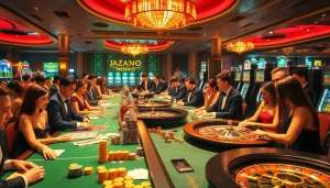 Experience the thrill of gambling at nhà cái lc88 with players engaging in vibrant casino games.