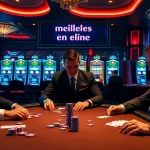 Engaging visuals of meilleurs casino en ligne featuring poker and casino elements.