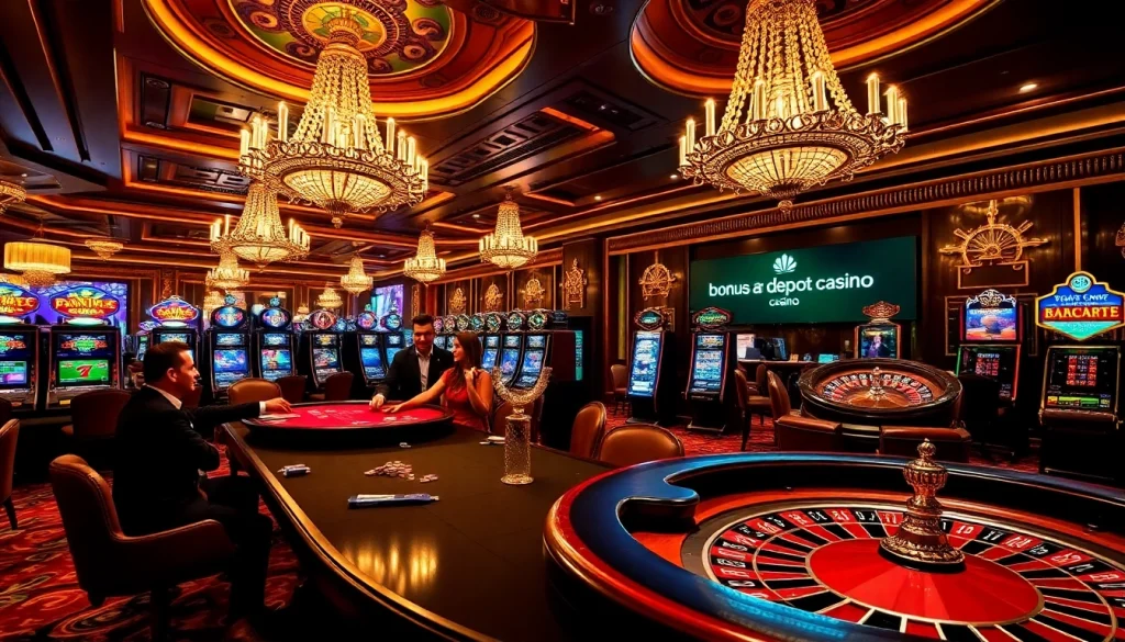 Experience excitement at a bonus sans depot casino with vibrant tables and thrilling gameplay.
