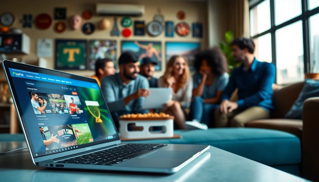 Découvrez le site de paris sportifs avec paypal et les utilisateurs engagés dans le pari en ligne.