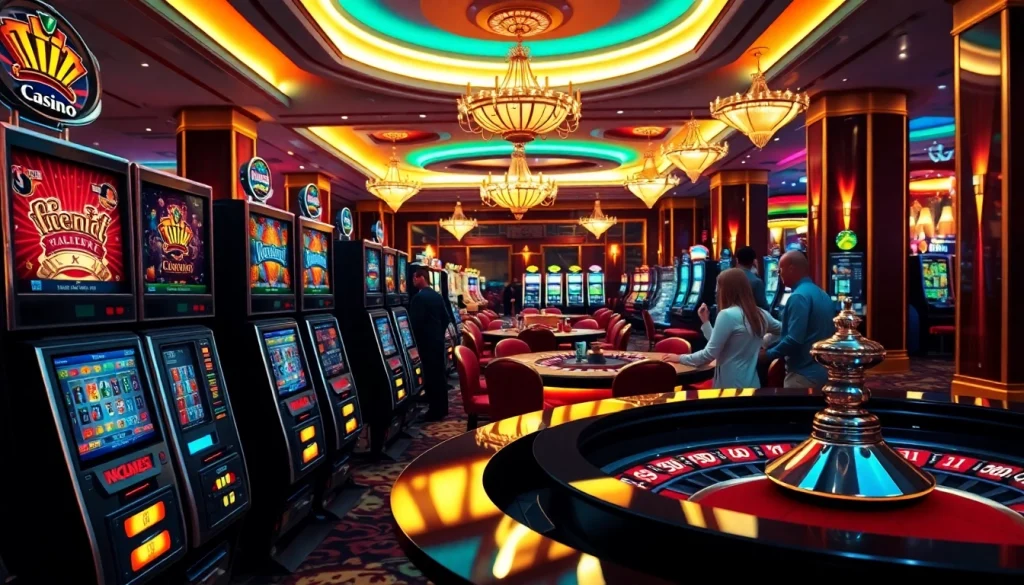 Profitez des jeux de casino en ligne au milieu d'une ambiance luxueuse.