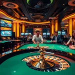 Action-packed scene at a casino showcasing online gaming experiences at https://789f.fan/