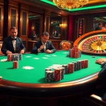 Experience the excitement of high-stakes poker at S8OK COM, featuring colorful chips and intense gameplay.