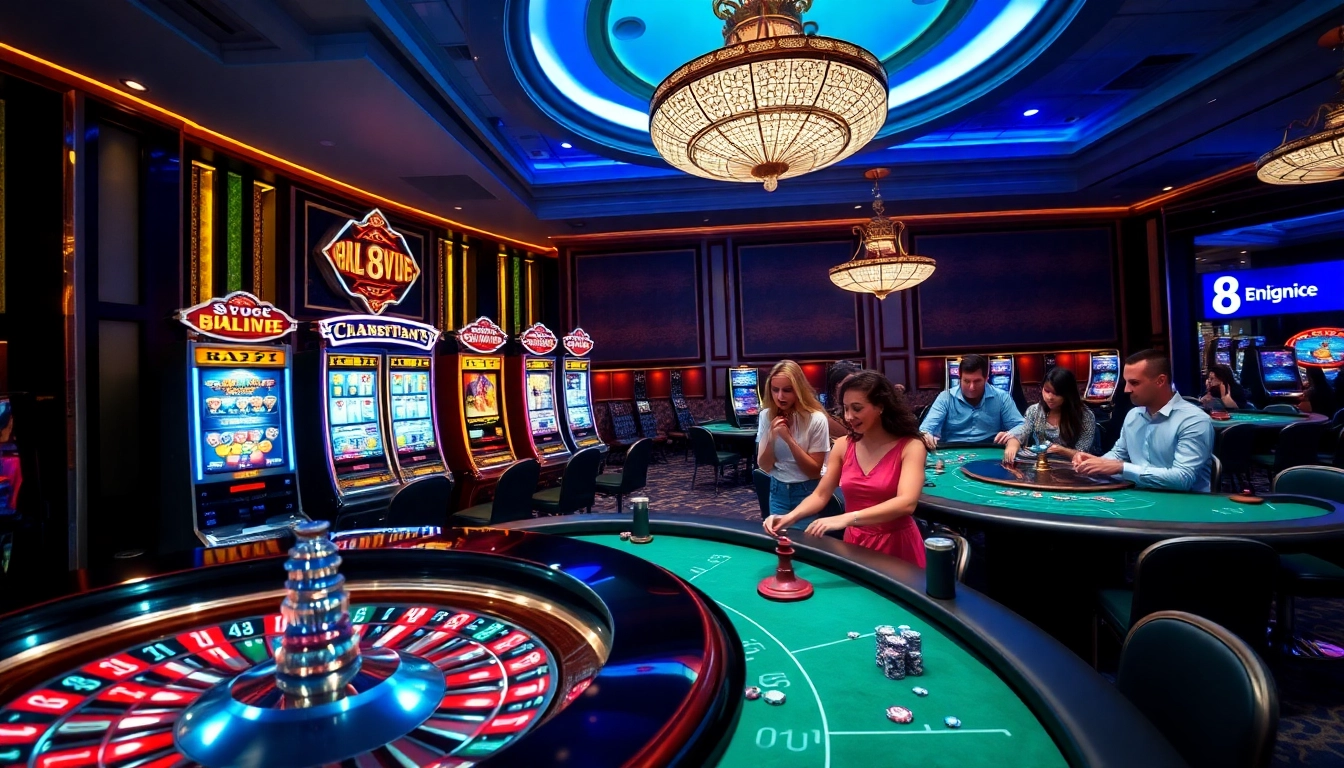 Experience the excitement of betting at 8Live's luxurious casino gaming floor.