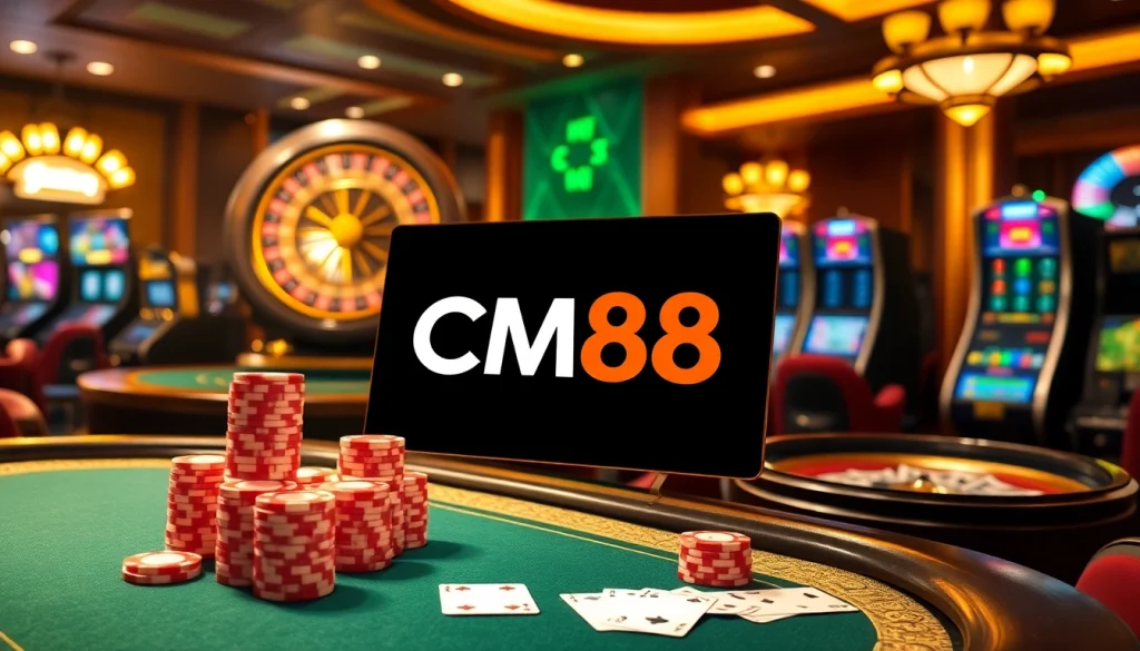 Experience the thrill of online gaming with CM88's exciting casino features.