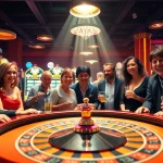Joueurs enthousiastes au casino en ligne fiable, vivant une expérience immersive.
