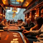 Jouer au casino en ligne Français avec des amis dans un café parisien accueillant.