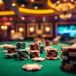 Découvrez un casino en ligne fiable rempli d'énergie et de luxe, avec des joueurs engagés autour d'une table de jeu.