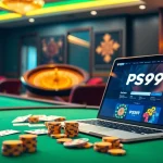 Experience thrilling gameplay at PS99 casino with vibrant tables and engaging online interfaces.