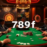 Join the excitement at 789f with professional poker players at a luxury casino table.