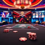 Découvrez une ambiance de casino suisse en ligne captivante avec des joueurs et des jeux en action.