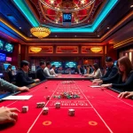 Engaged players enjoying tài xỉu md5 in a vibrant casino scene with dynamic gaming elements.