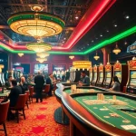 Découvrez un casino en ligne fiable avec des joueurs engagés autour de tables de jeu animées.