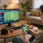 Interagir avec Atlas Pro sur l'application mobile pour les paris sportifs en direct dans un cadre confortable