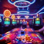 Jouer au casino crypto en ligne avec des équipements de jeu modernes et une ambiance numérique vibrante.