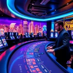 Expérience immersive dans des nouveaux casinos en ligne avec des jeux modernes et lumière dynamique.