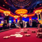 Découvrez un casino en ligne fiable avec une ambiance captivante de jeu et des lumières brillantes.