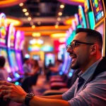 Jouer à Aviator Game Casino 2026 avec des machines colorées en arrière-plan.