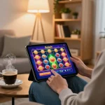 Play Sunwin on a stylish tablet from the comfort of home, enjoying responsible gaming.