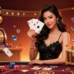 Engage with atlas pro in this vibrant casino illustration showcasing exciting gambling elements and a stunning atmosphere.