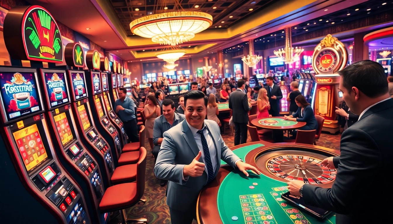 Jouez à des jeux captivants de casino en ligne dans un environnement vibrant et excitant. related image