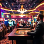 Jouez à des jeux captivants de casino en ligne dans un environnement vibrant et excitant.