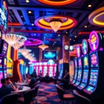 Jouer au casino crypto avec une interface brillante et des joueurs enthousiastes