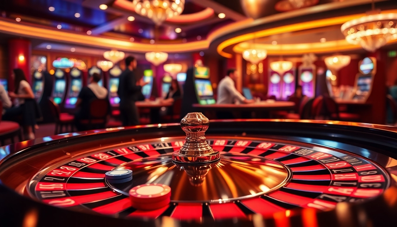 Jouez à des jeux passionnants sur un casino en ligne moderne avec une ambiance vibrante. related image