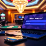 casino en ligne retrait immédiat dans une scène de jeu immersive avec des options de retrait instantanées