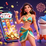 Experience Go88's vibrant casino gaming with an action-packed 3D illustration showcasing excitement and fun.