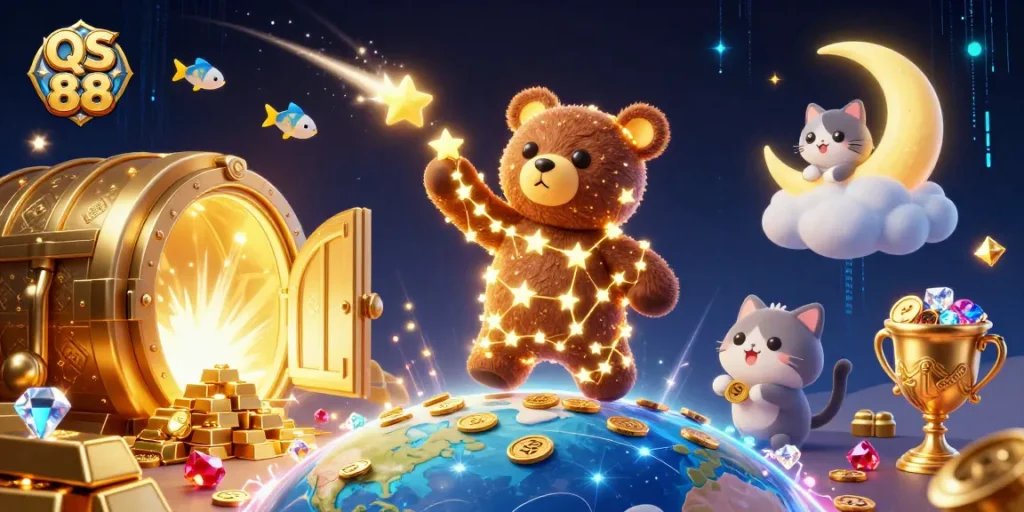Join the fun at QS 88 by scooping up riches from vibrant casino adventures!