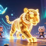 Experience intense battles in đá gà Ga6789 with dynamic betting elements and glowing trophies.