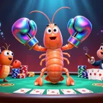 Play exciting poker games at Lucky88 with dynamic characters and vibrant casino elements!