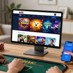 casino en ligne retrait instantané avec interface conviviale et joueur profitant de jeux en direct